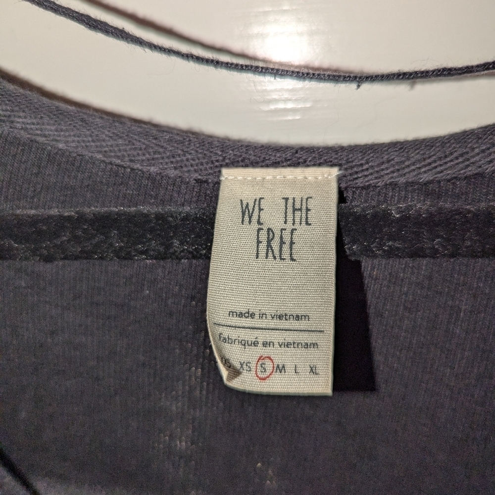 We The Free black long sleeve top. Women's size small. - Picture 3 of 5